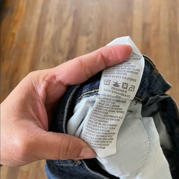 Levi's 550 Jeans Youth Size 12 Husky Relaxed Straight Fit 100%Cotton - Picture 8 of 8